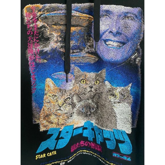 Doublet Cats Hoodie Embroidered Sweatshirt Pullover Strangest Comfort Retro - Picture 8 of 10